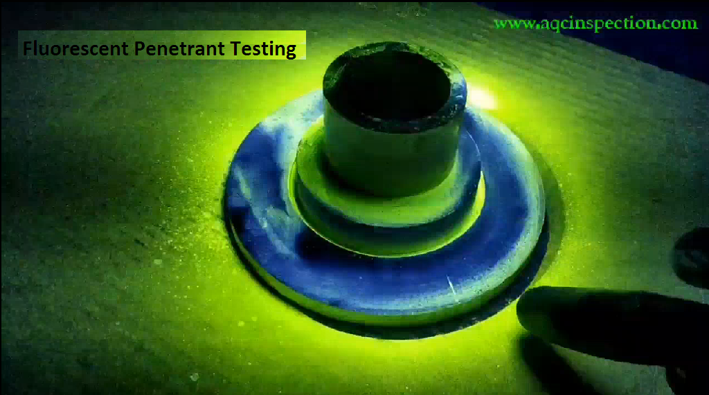 Fluorescent penetrant testing
