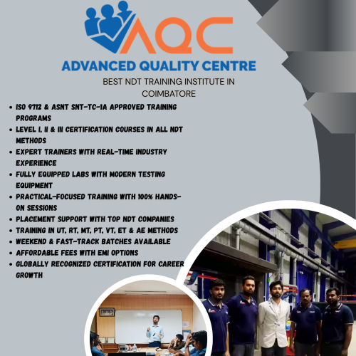 BEST NDT TRAINING INSTITUTE IN COIMBATORE