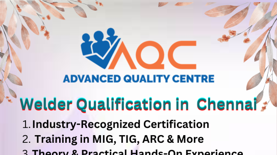 Certified Welder Qualification Services in Chennai