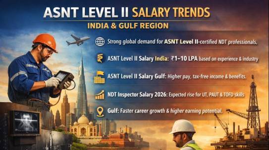 ASNT Level 2 Certification Salary Trends: India vs. The Gulf